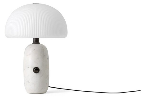 Lampa Stołowa Vipp, ściemnialny, biały, salon, szkło