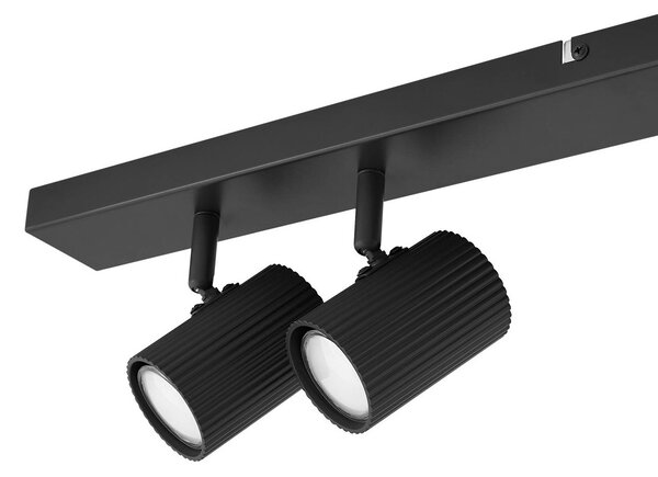 Reflektor sufitowy Lindby Kardis, ciemnoszary, 6-punktowa, metalowa, GU10 Kardis Lindby, możliwość ściemniania, aluminiowy / szary / cynkowy, przedpokój, aluminium, nowoczesny