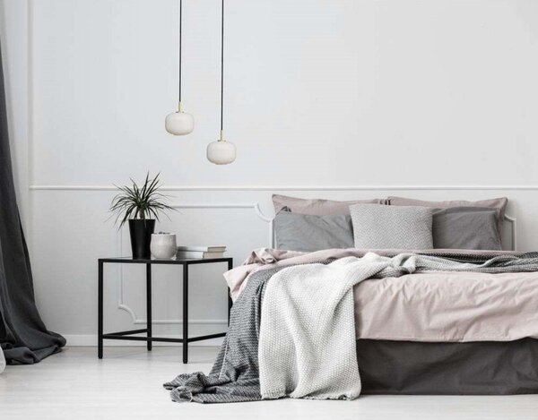 Lampa Wisząca ANTIDARK, biały, salon, szkło