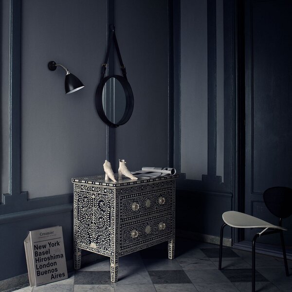 Lampa Ścienna GUBI, Bestlite BL7, czarny, salon, metal, design