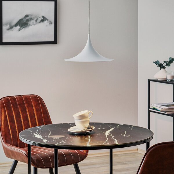 Lampa Wisząca GUBI, Semi, ściemnialny, biały, salon, metal, design