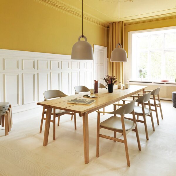 Lampa Wisząca Normann Copenhagen, beżowy, salon, tworzywo sztuczne