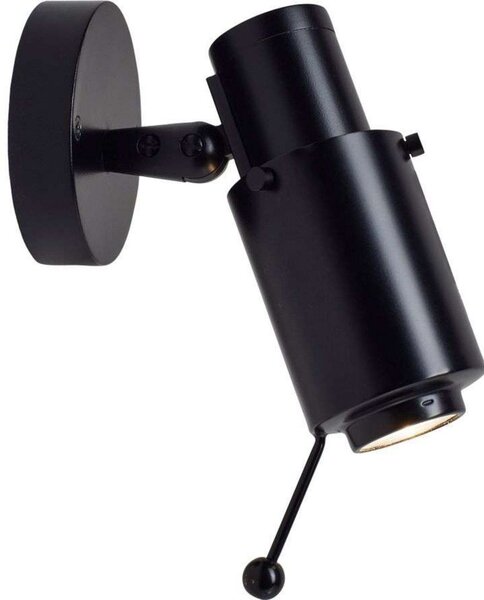 Biny Spot LED z Prętem Czarno/Czarny - DCW