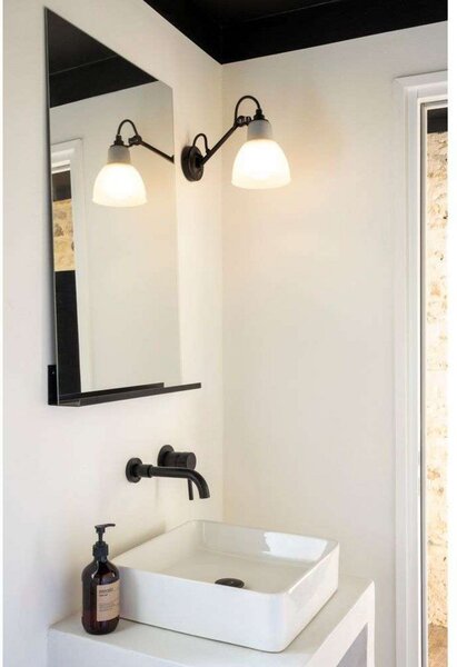 104 Bathroom Lampa Ścienna Czarno/Biała - Lampe Gras