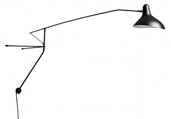 Mantis BS2 Czarna Lampa Ścienna - Schottlander