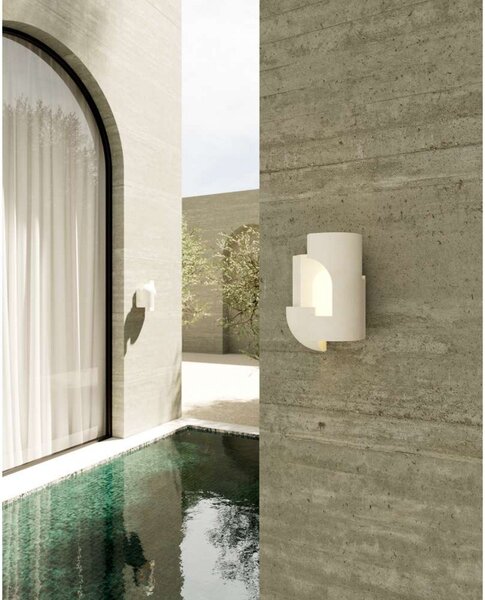 Soul Story 2 Ścienna Lampa Ogrodowa White/Concrete - DCW