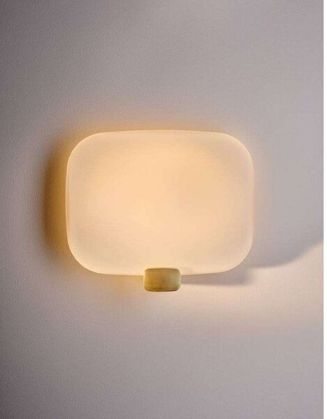 Lampa Ścienna DCW, ściemnialny, złoty | mosiężny, przedpokój, szkło