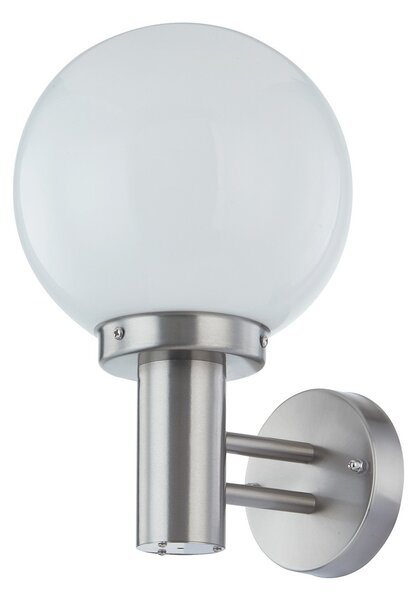 Zewnętrzna Lampa Lindby, Nada, metaliczny, balkon, szkło, nowoczesny