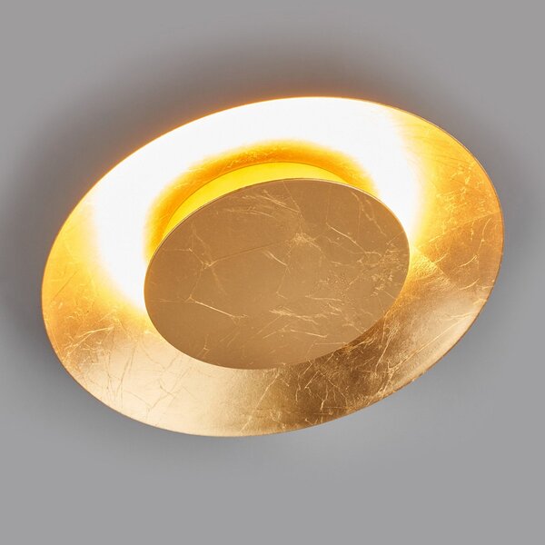 Lampa Sufitowa Lindby, Keti, złoty | mosiężny, przedpokój, metal, nowoczesny