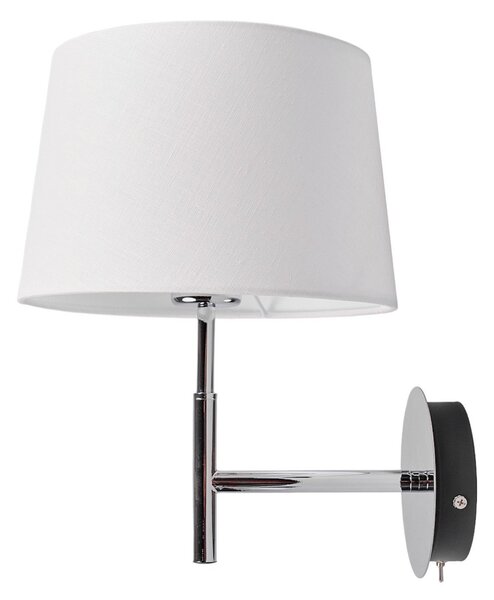 Lampa Ścienna Lucande, Dorothea, ściemnialny, metaliczny, salon, tkanina | tekstylia, nowoczesny
