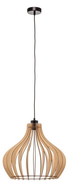 Lampa Wisząca Envostar, Faje, ściemnialny, drewniany, salon, drewno, skandynawski