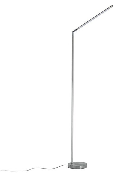 Lampa Podłogowa Lindby, Jabbo, szary, gabinet | pracownia, metal, nowoczesny