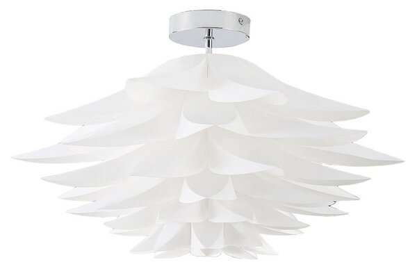 Lampa Sufitowa Lindby, Rimon, ściemnialny, biały, salon, tworzywo sztuczne, nowoczesny