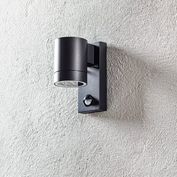 Zewnętrzna Lampa Nordlux, TIN Maxi Sensor, czarny, metal, nowoczesny