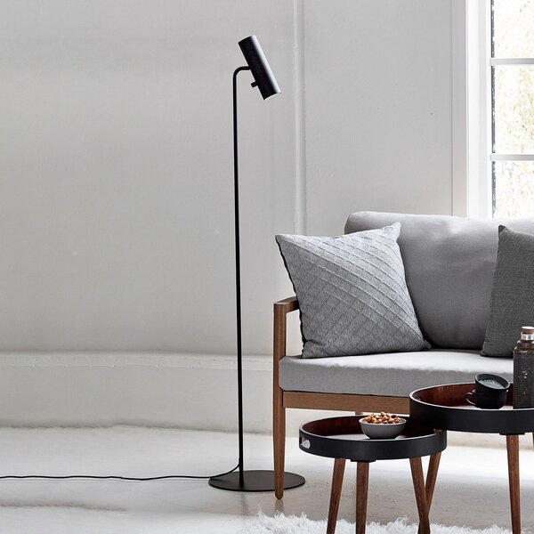 Lampa Podłogowa DFTP by Nordlux, MIB 6, czarny, salon, metal, nowoczesny