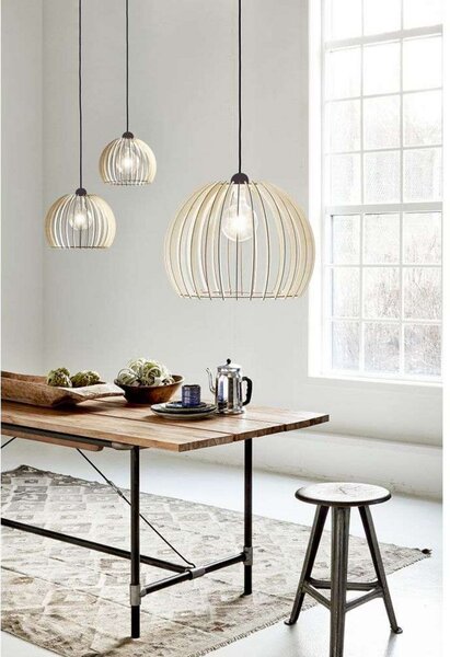 Lampa Wisząca Nordlux, drewniany, salon, drewno