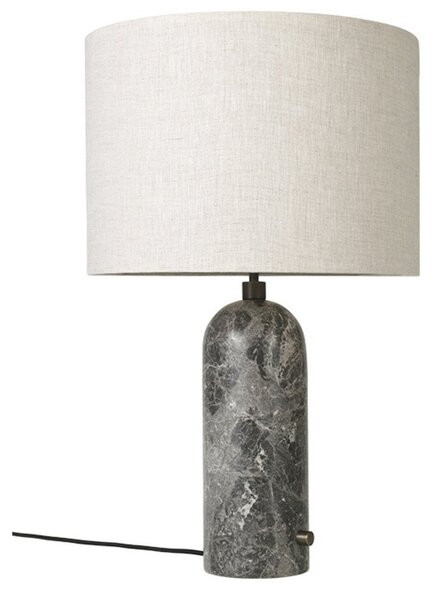 Lampa Stołowa GUBI, ściemnialny, beżowy, salon, marmur