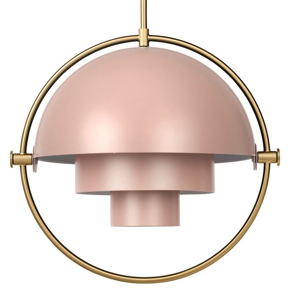 Lampa Wisząca GUBI, Multi-Lite, ściemnialny, złoty | mosiężny, salon, metal, design