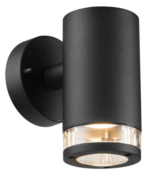 Zewnętrzna Lampa Nordlux, Birk, czarny, metal, nowoczesny
