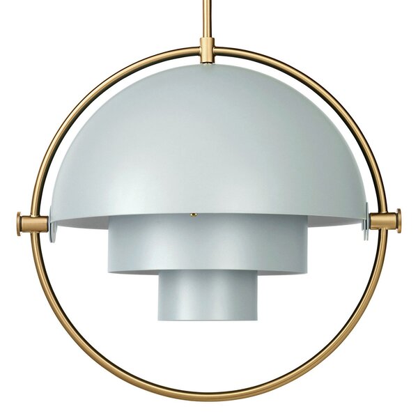 Lampa Wisząca GUBI, Multi-Lite, ściemnialny, zielony, salon, metal, design