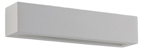 Lampa Ścienna Lindby, Tjada, ściemnialny, biały, salon, gips | glina, nowoczesny