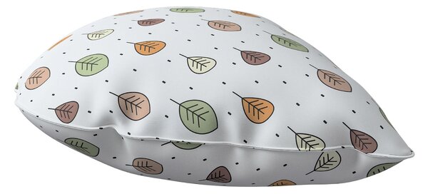 Poduszka Sweet Drop kolor brązowy tkanina wzorzysta