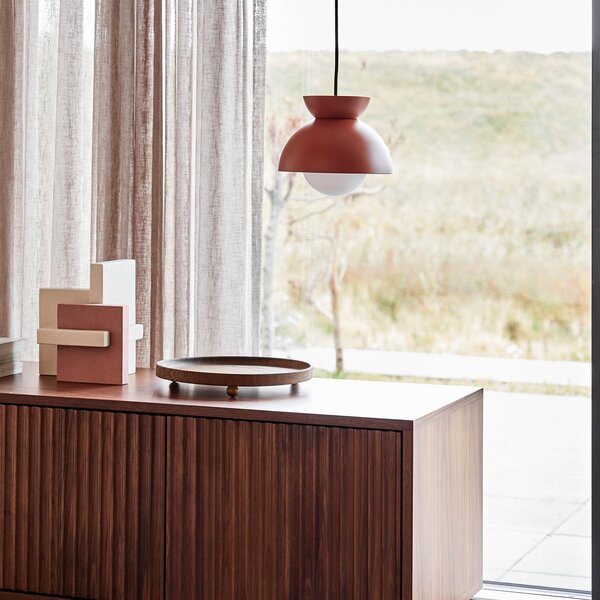 Lampa Wisząca FRANDSEN, Butterfly, ściemnialny, czerwony, salon, metal, design