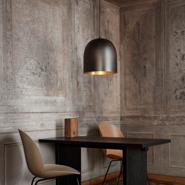 Lampa Wisząca GUBI, Howard, ściemnialny, metaliczny, salon, metal, design