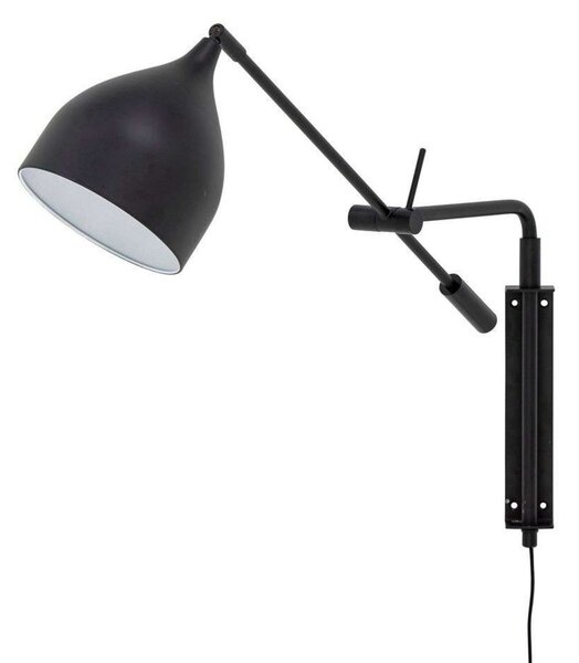 Lampa Ścienna Bloomingville, czarny, salon, metal
