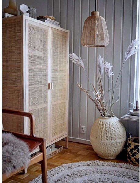 Lampa Wisząca Bloomingville, beżowy, salon, papier | karton