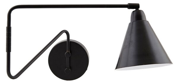 Lampa Ścienna House Doctor, czarny, salon, metal