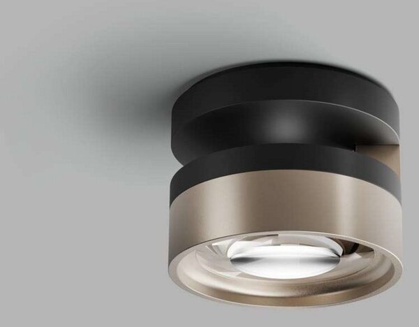 Lampa Sufitowa LIGHT-POINT, ściemnialny, czarny, salon, aluminium