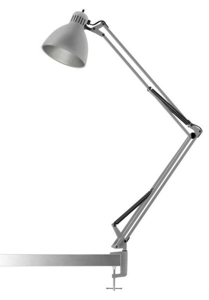 Lampa Stołowa NORDIC LIVING, szary, gabinet | pracownia, aluminium