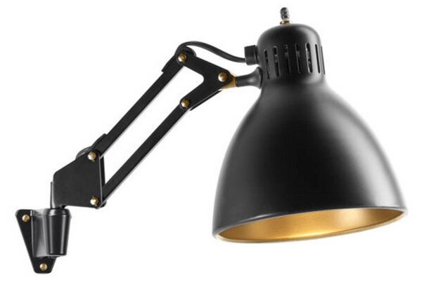 Lampa Ścienna NORDIC LIVING, złoty | mosiężny, sypialnia, aluminium