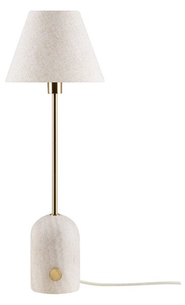 Lampa Stołowa Globen Lighting, beżowy, sypialnia, kamień