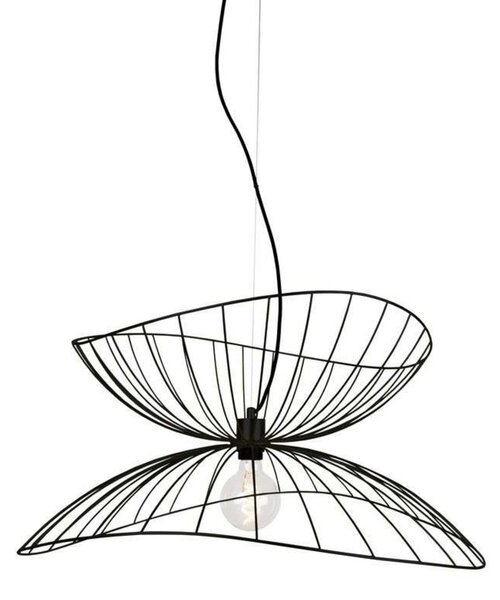 Lampa Wisząca Globen Lighting, RAY, ściemnialny, czarny, jadalnia, metal, nowoczesny