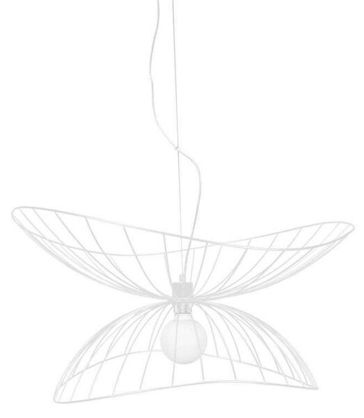 Lampa Wisząca Globen Lighting, RAY, ściemnialny, biały, jadalnia, metal, nowoczesny