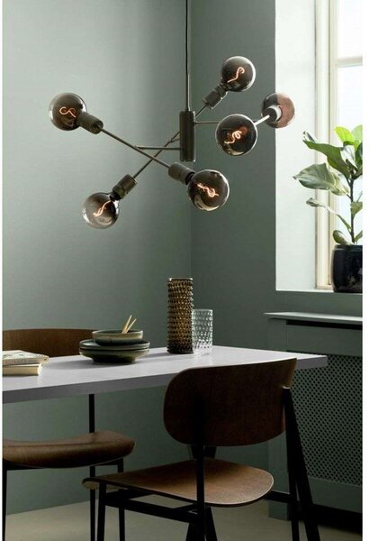 Lampa Wisząca Halo Design, czarny, jadalnia, metal