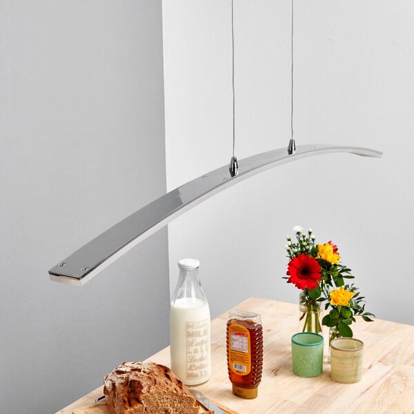 Lampa Wisząca Lucande, LORIAN, metaliczny, salon, aluminium, nowoczesny