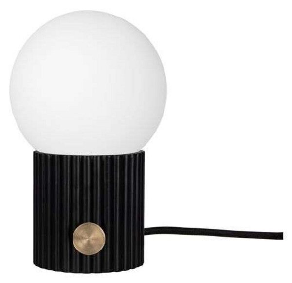 Lampa Stołowa Globen Lighting, czarny, salon, szkło
