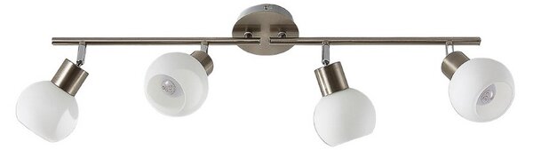 Lampa Sufitowa Lindby, Elaina, ściemnialny, metaliczny, salon, metal, nowoczesny