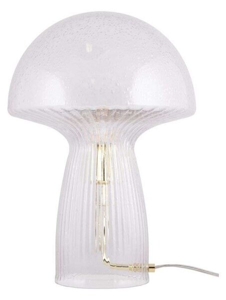 Lampa Stołowa Globen Lighting, transparentny, sypialnia, szkło