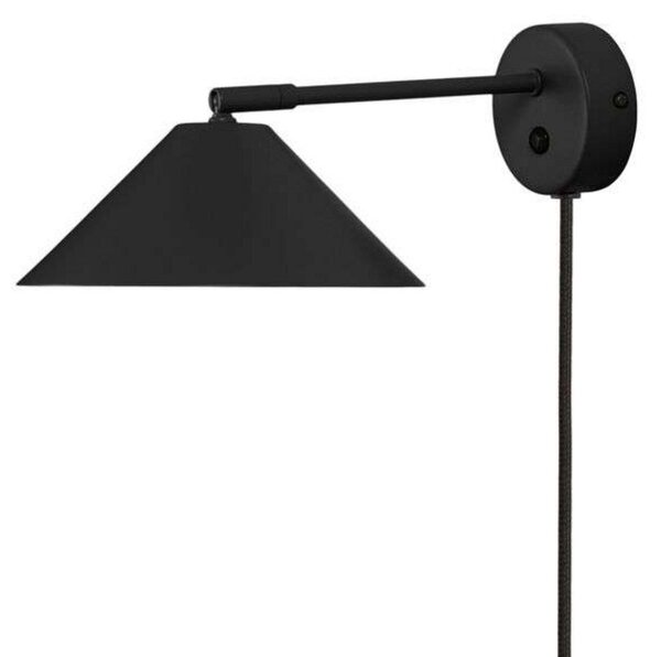 Lampa Ścienna Globen Lighting, Cannes, czarny, salon, metal, design