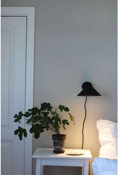 Lampa Ścienna Globen Lighting, Cannes, czarny, salon, metal, design