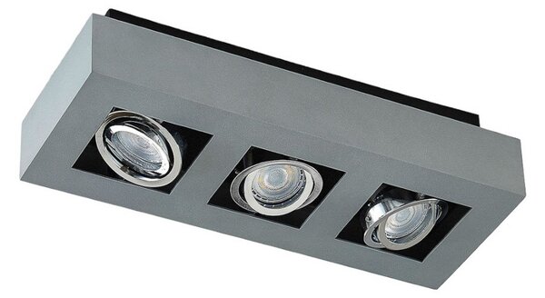 Lampa Sufitowa Arcchio, VINCE, ściemnialny, szary, przedpokój, aluminium, nowoczesny