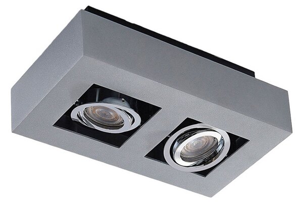 Lampa Sufitowa Arcchio, VINCE, ściemnialny, szary, przedpokój, aluminium, nowoczesny