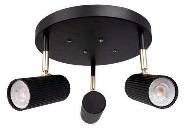Hubble 3 Lampa Sufitowa Black - Globen Lighting