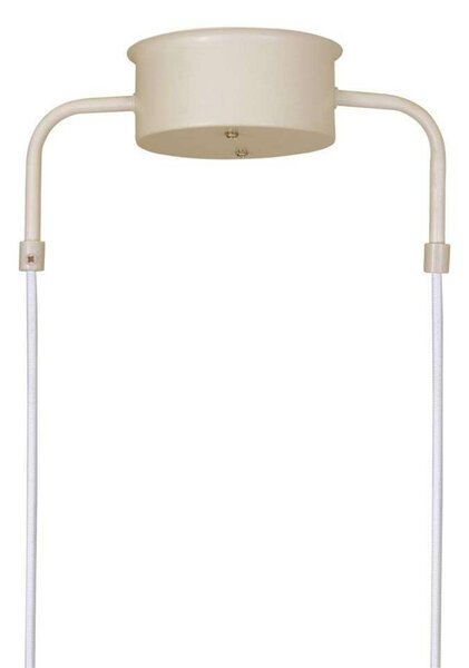 Lampa Wisząca Globen Lighting, CURVE 3, ściemnialny, beżowy, kuchnia, metal, vintage