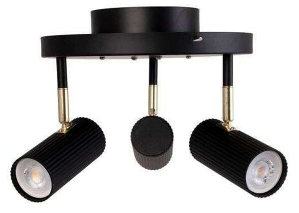 Hubble 3 Lampa Sufitowa Black - Globen Lighting