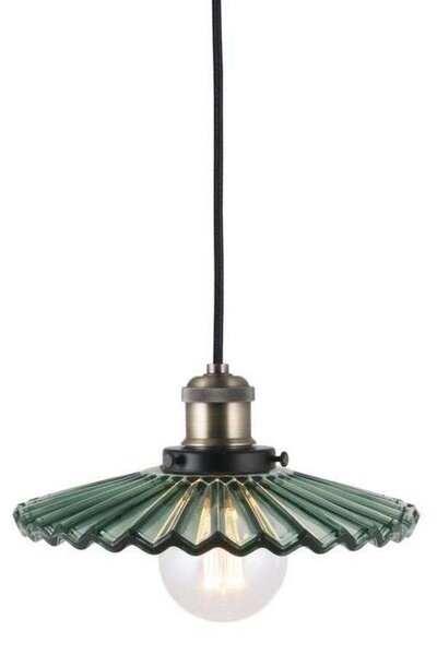 Lampa Wisząca Globen Lighting, COBBLER, ściemnialny, zielony, jadalnia, szkło, vintage